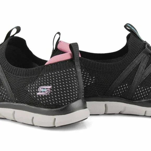 SKECHERS Slip on STRETCH FIT sneakers womens performance walking training shoes - Picture 2 of 2